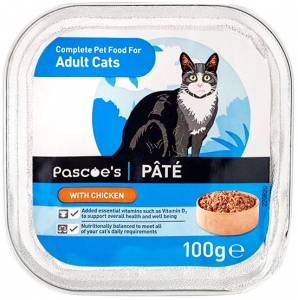 Adult cat pâté with chicken